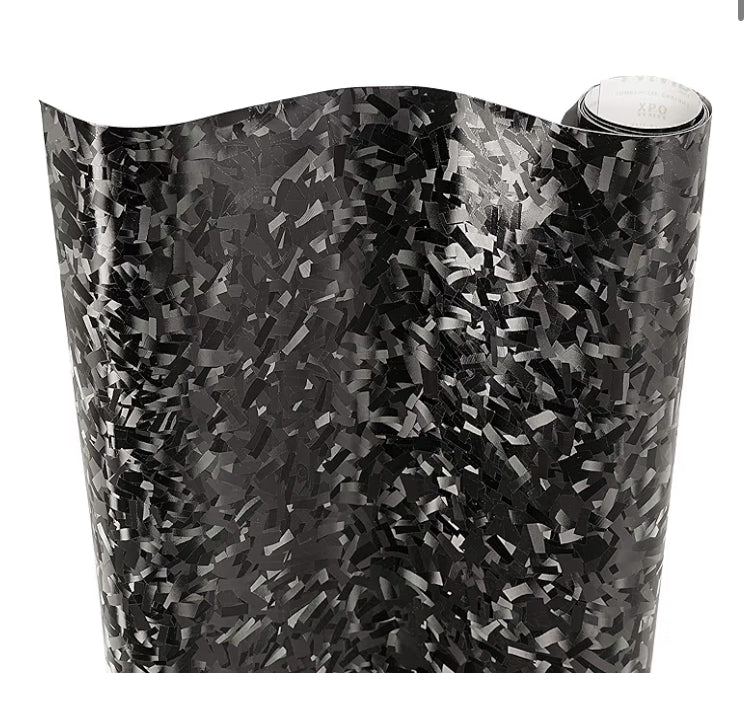 Forge vinyl carbon wrap roll
