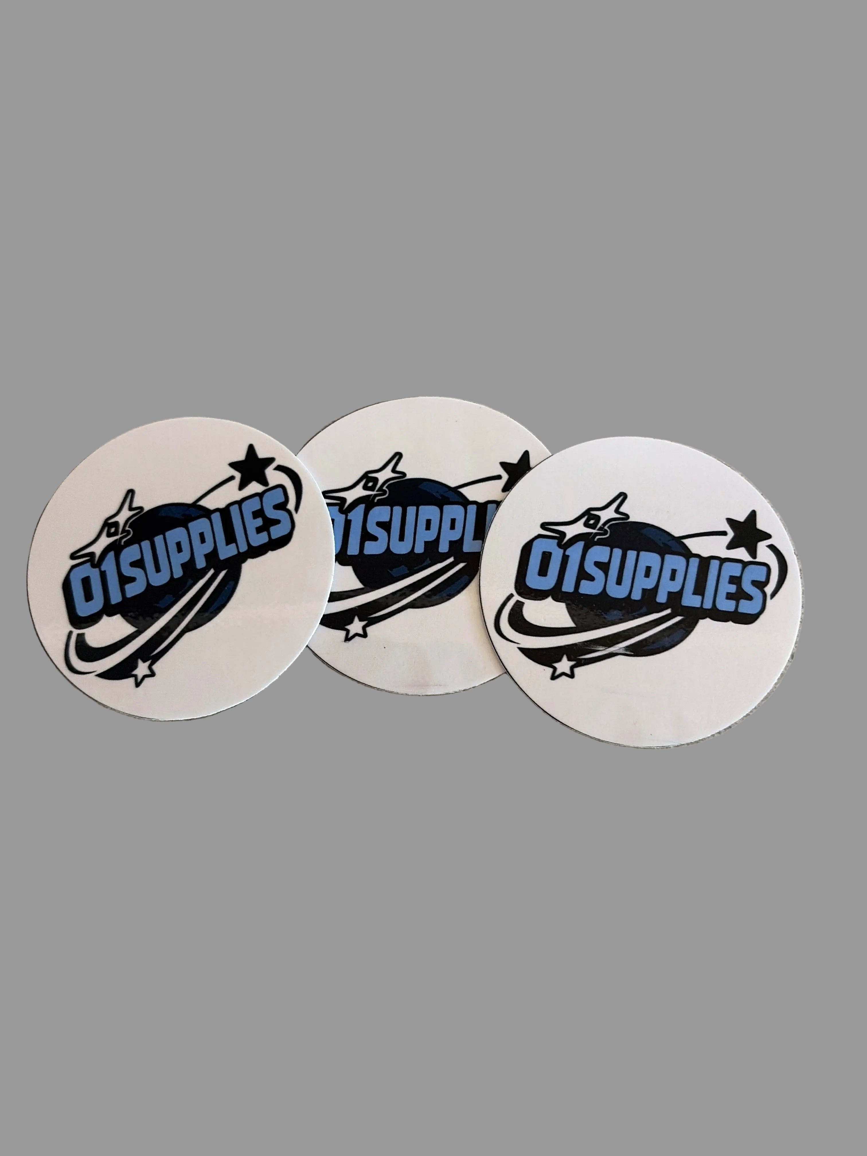 3 Pack of 01supplies stickers (ships in 1-2 days)