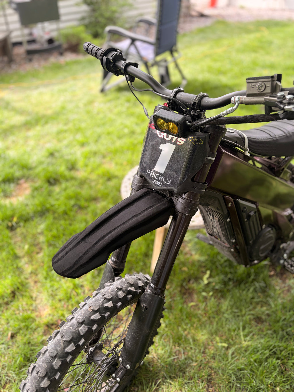 Front and rear fender suede